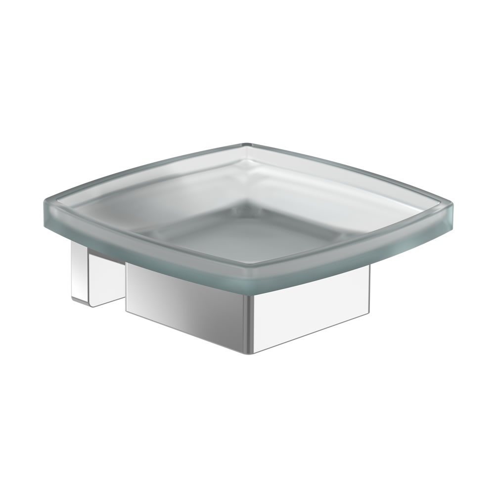 Cutout image of Villeroy & Boch Elements Striking Chrome Soap Dish